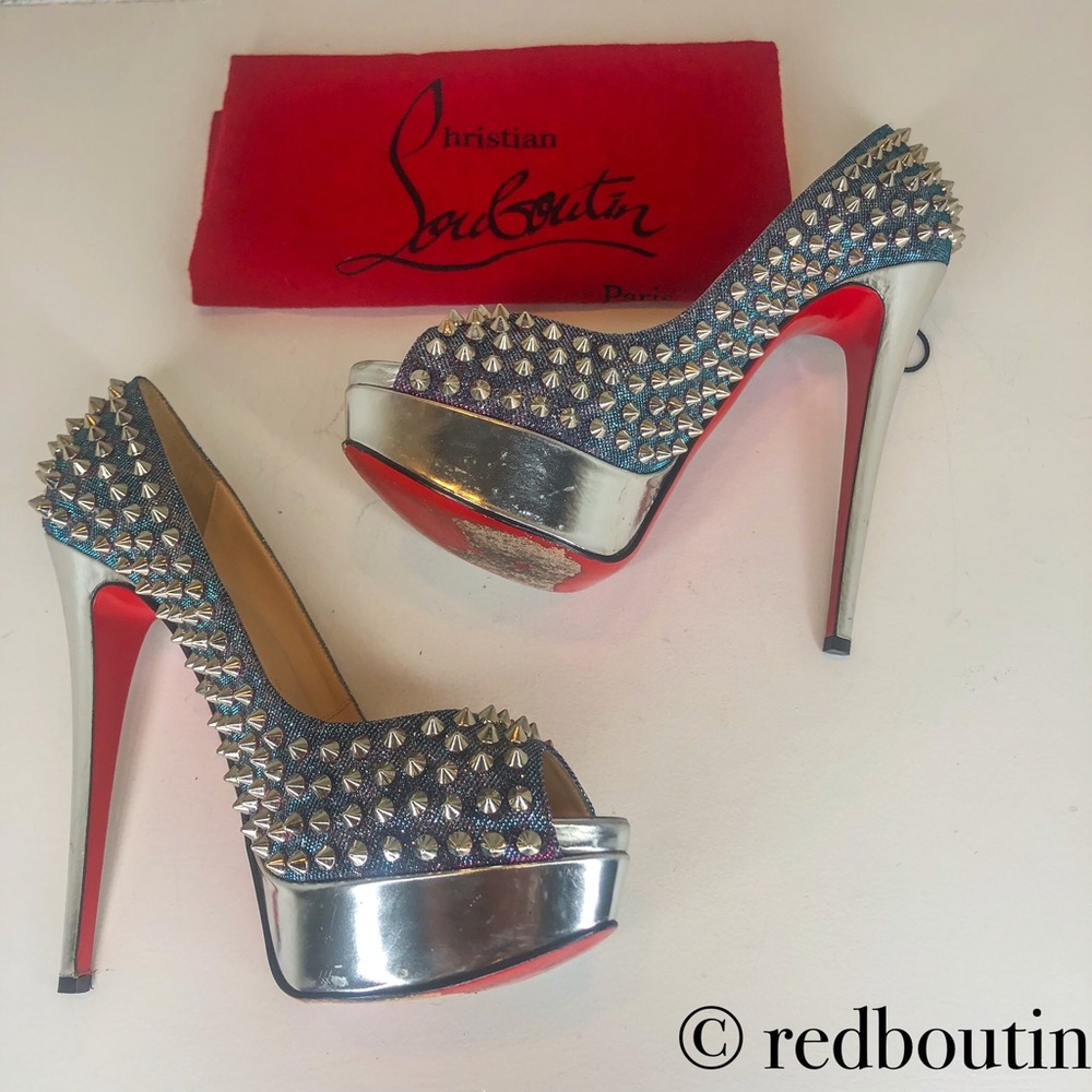🔴SOLD🔴 Lady Peep Spikes 150 Lame metallic - Picture 7 of 8